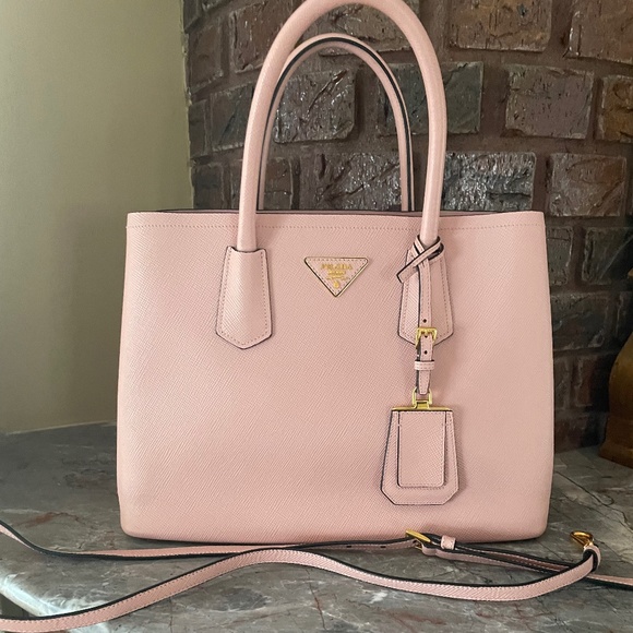2000s PRADA PINK LEATHER BAG - Picture 5 of 11